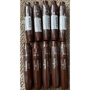 Lot of 10 Revlon Kiss Cushion Lip Tint Lipstick #280 chocolate pop - 0.15 fl oz